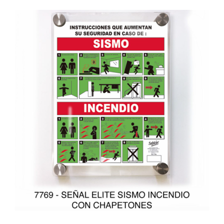 SENAL ELITE CHAPETON SISMO INCENDIO 7769